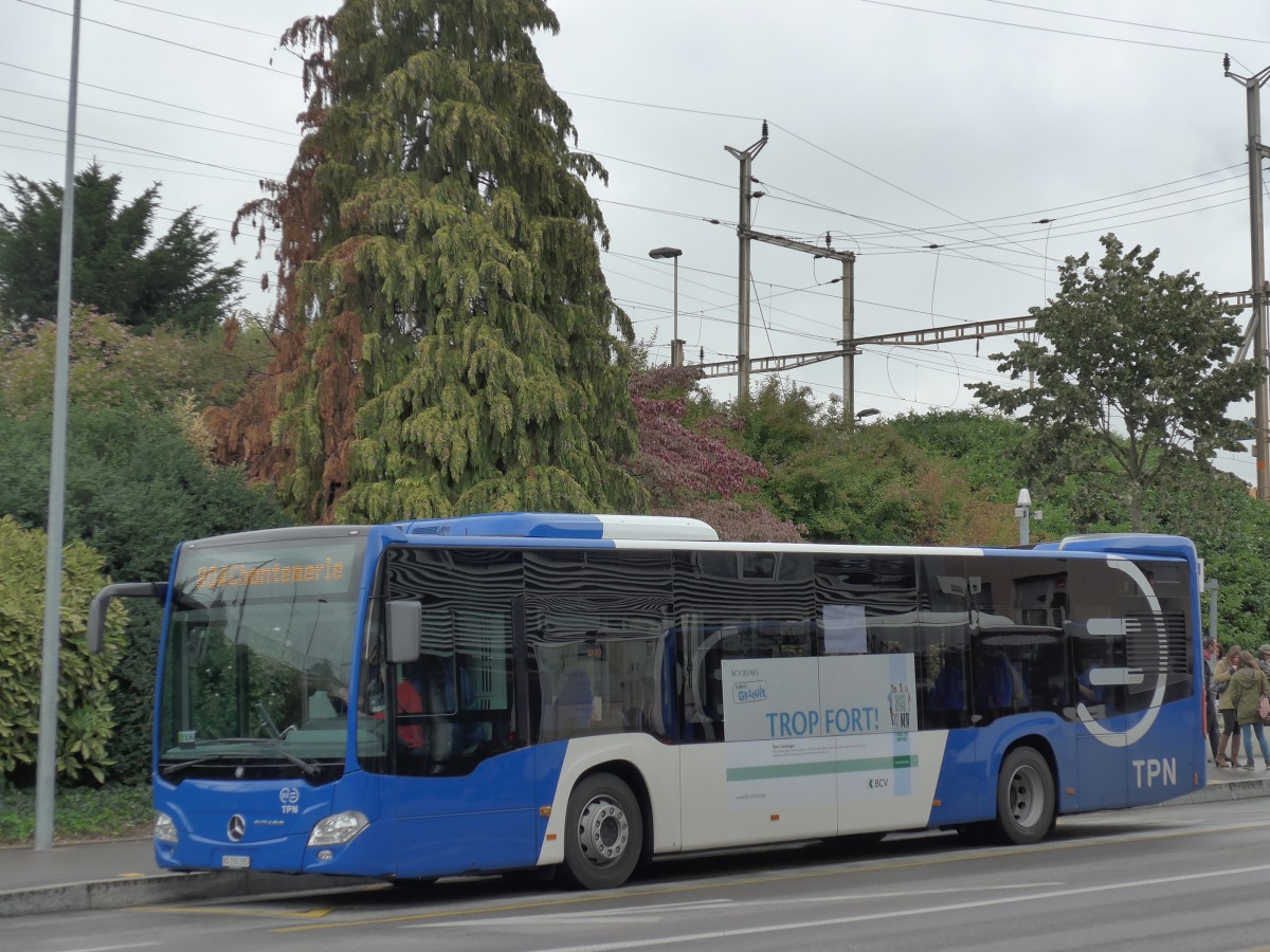 (165'065) - TPN Nyon - VD 159'285 - Mercedes am 18. September 2015 beim Bahnhof Nyon