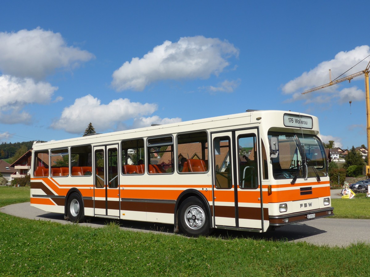 (165'987) - Wegmller, Mnsingen - BE 399'675 - FBW/R&J (ex Bamert, Wollerau) am 4. Oktober 2015 in Wynigen, Landi