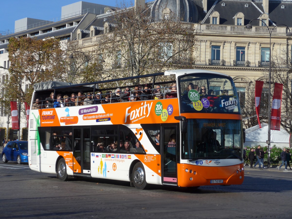 (166'658) - France Tourisme, Paris - DS 740 BD - Ayats am 15. November 2015 in Paris, Champs-Elyses