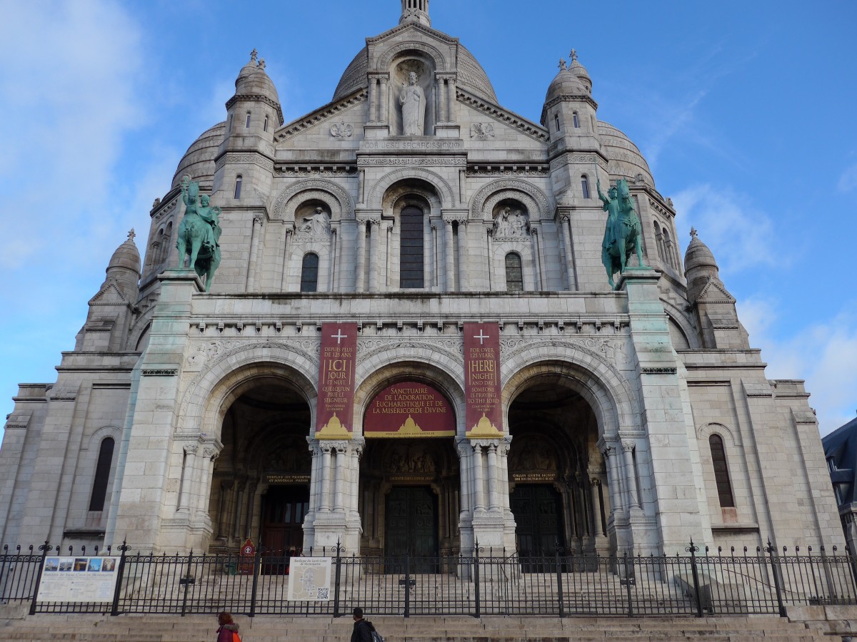 (167'074) - Die Kirche Sacr� Coeur de Montmartre am 17. November 2015 in Paris