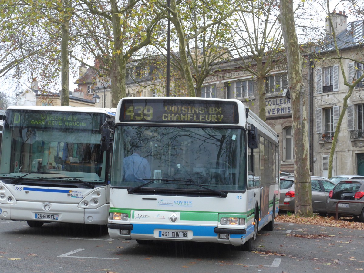 (167'223) - SQY BUS, Trappes - Nr. R2/461 BHV 78 - Renault am 17. November 2015 in Versailles, Chteau