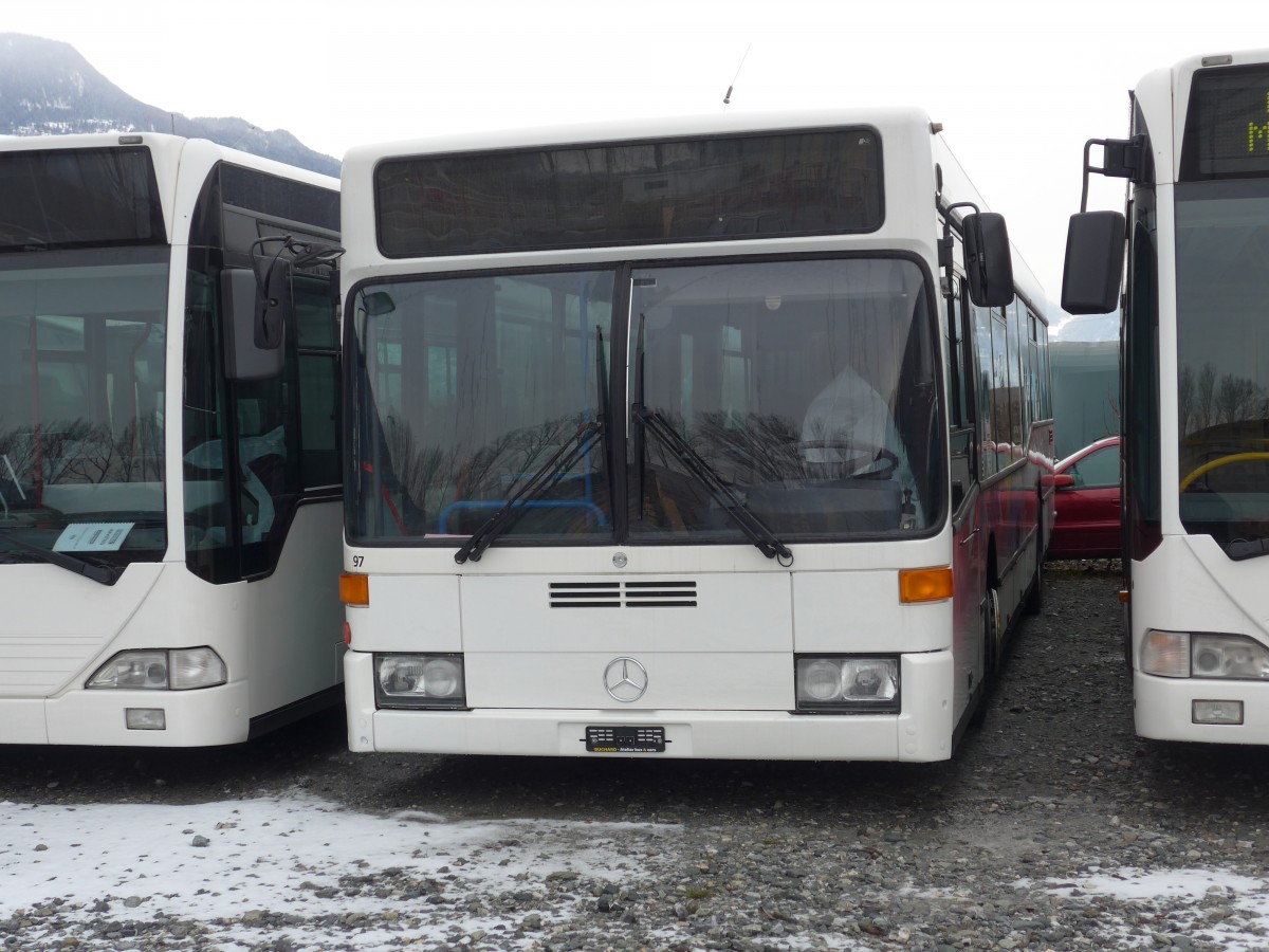 (167'558) - Buchard, Leytron - Nr. 97 - Mercedes (ex BGU Grenchen Nr. 5) am 29. November 2015 in Leytron, Garage