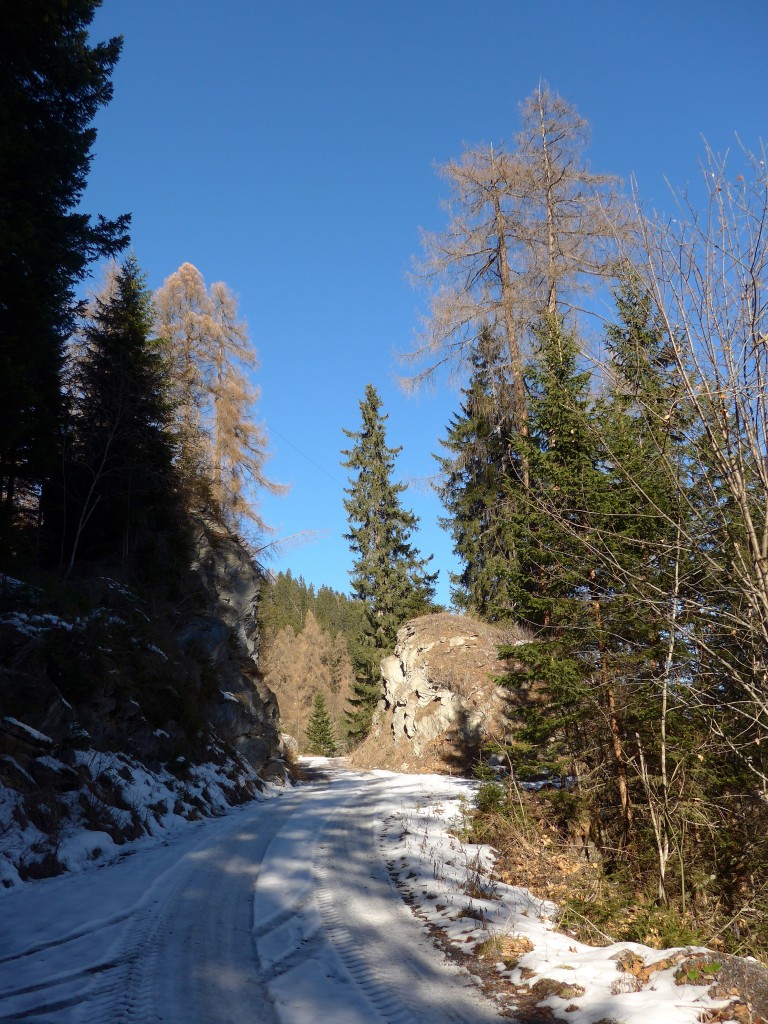 (167'638) - Waldstr�sschen bei Tenna am 5. Dezember 2015
