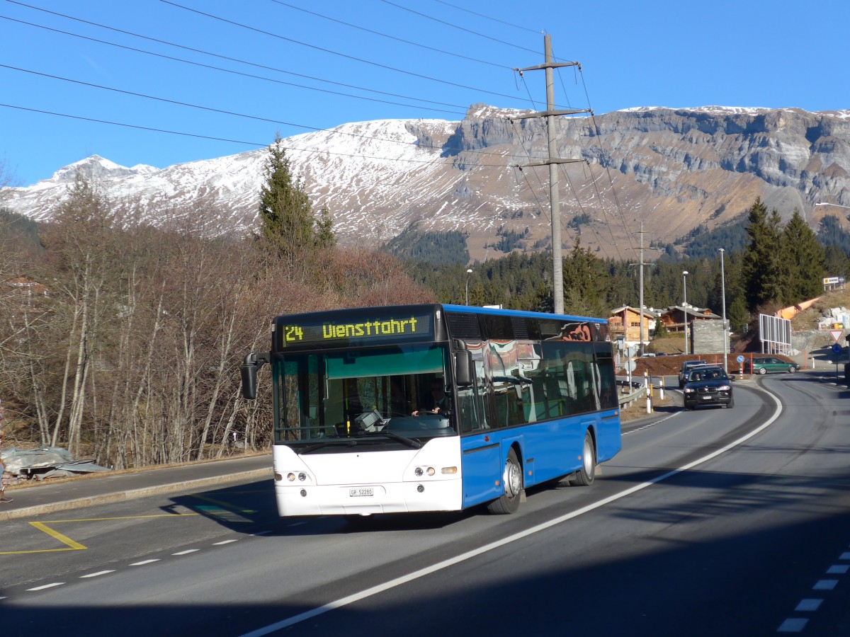 (167'978) - Stuppan, Flims - GR 52'280 - Neoplan (ex Demarmels, Salouf; ex Ming, Sils-Maria) am 26. Dezember 2015 in Laax, Rancho