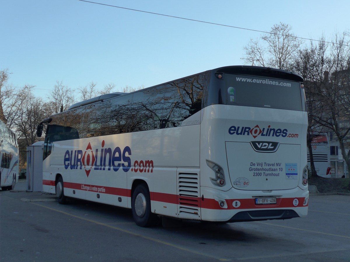 (168'034) - Aus Belgien: De Vrij, Turnhout - 1-GFV-406 - VDL am 26. Dezember 2015 in Zrich, Sihlquai