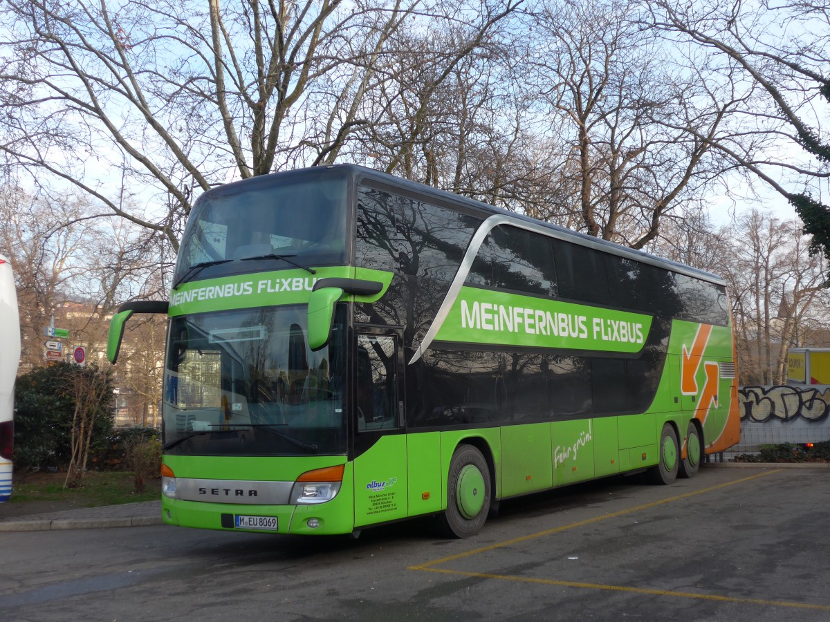 (168'111) - Aus Deutschland: Albus, Mnchen - Nr. M8069/M-EU 8069 - Setra am 29. Dezember 2015 in Zrich, Sihlquai