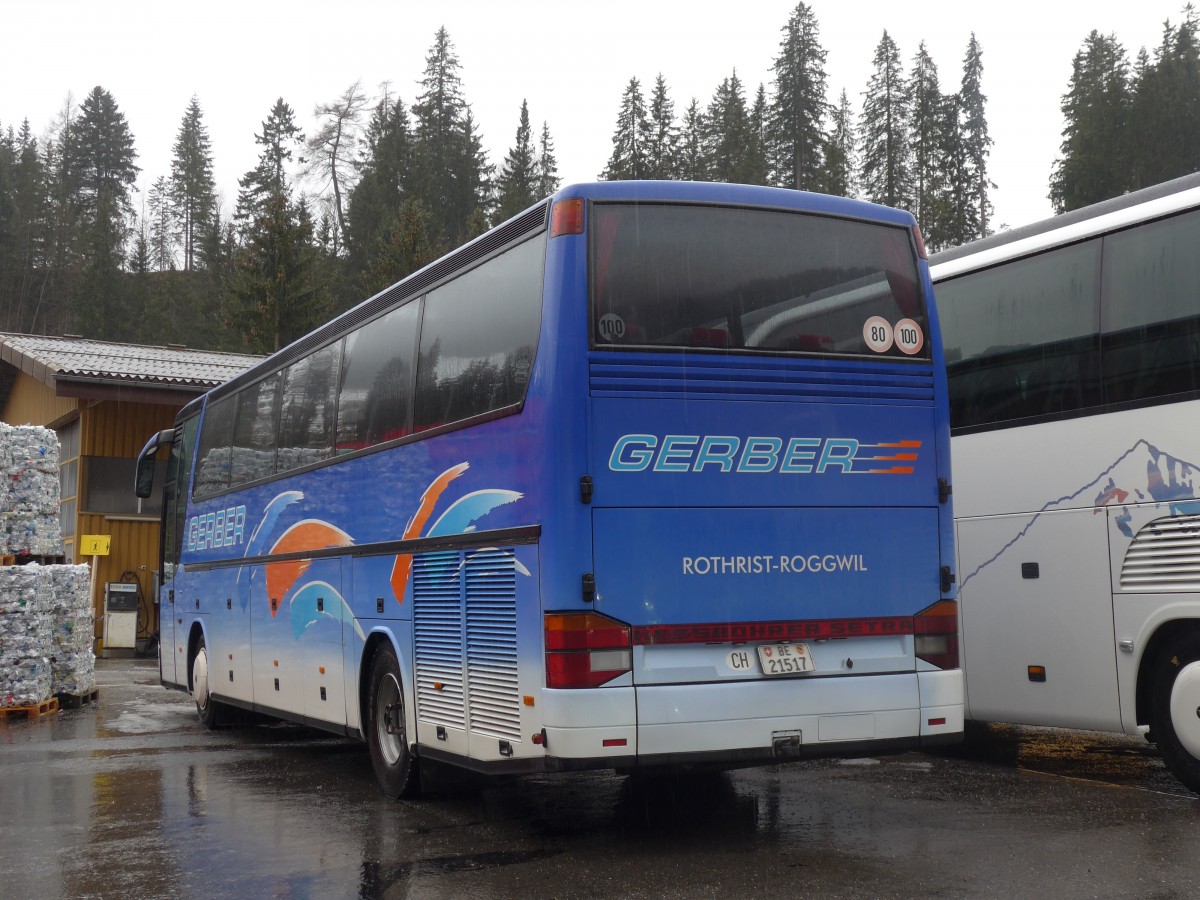 (168'394) - Gerber, Roggwil - Nr. 9/BE 21'517 - Setra am 9. Januar 2016 in Adelboden, Mineralquelle