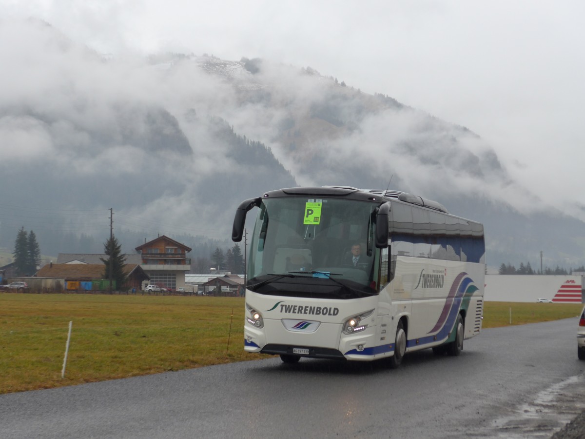 (168'424) - Twerenbold, Baden - Nr. 44/AG 197'139 - VDL am 9. Januar 2016 in Frutigen, Flugplatz