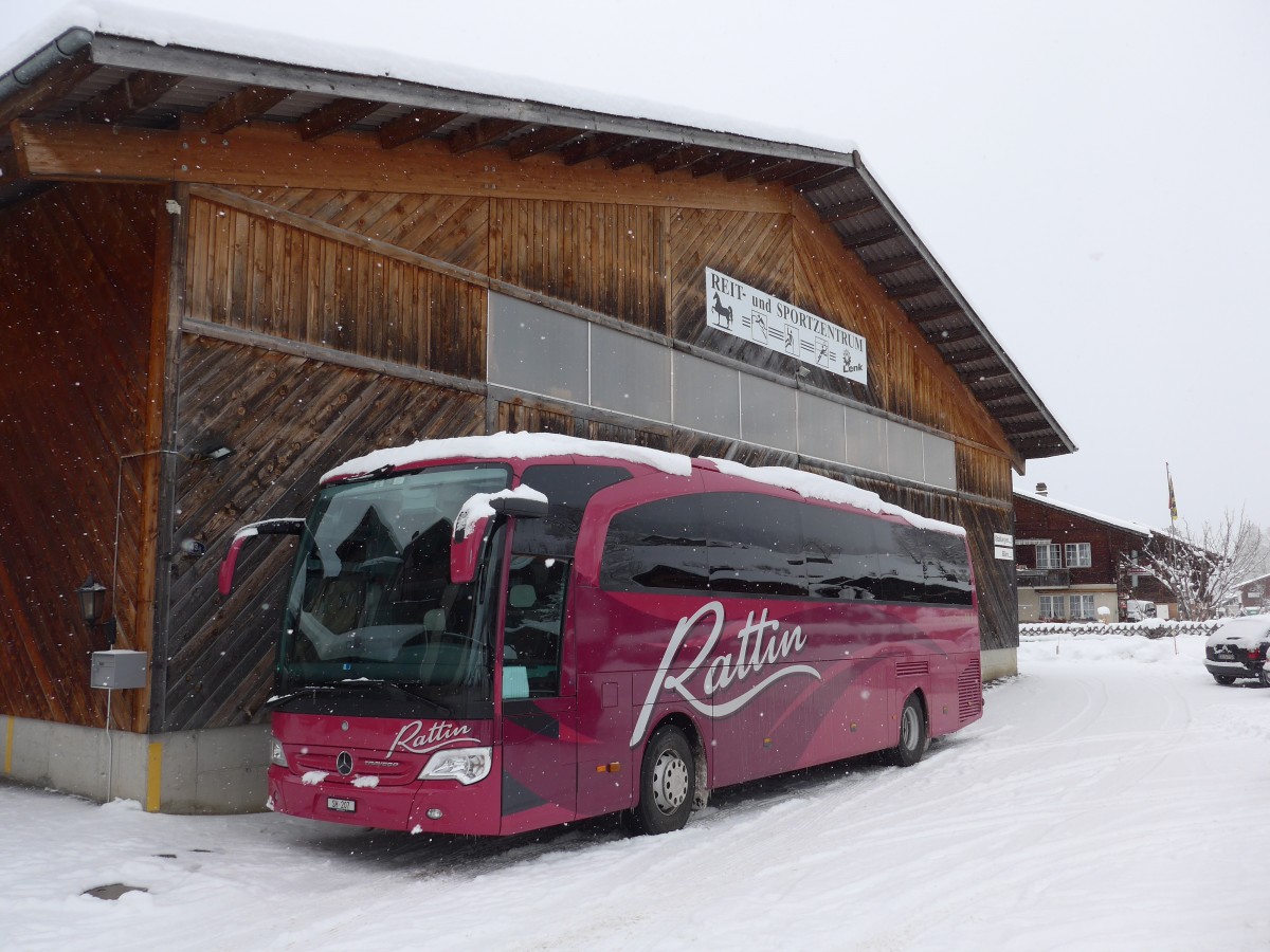 (168'479) - Rattin, Neuhausen - Nr. 7/SH 207 - Mercedes am 17. Januar 2016 in Lenk, Hotel Simmenhof