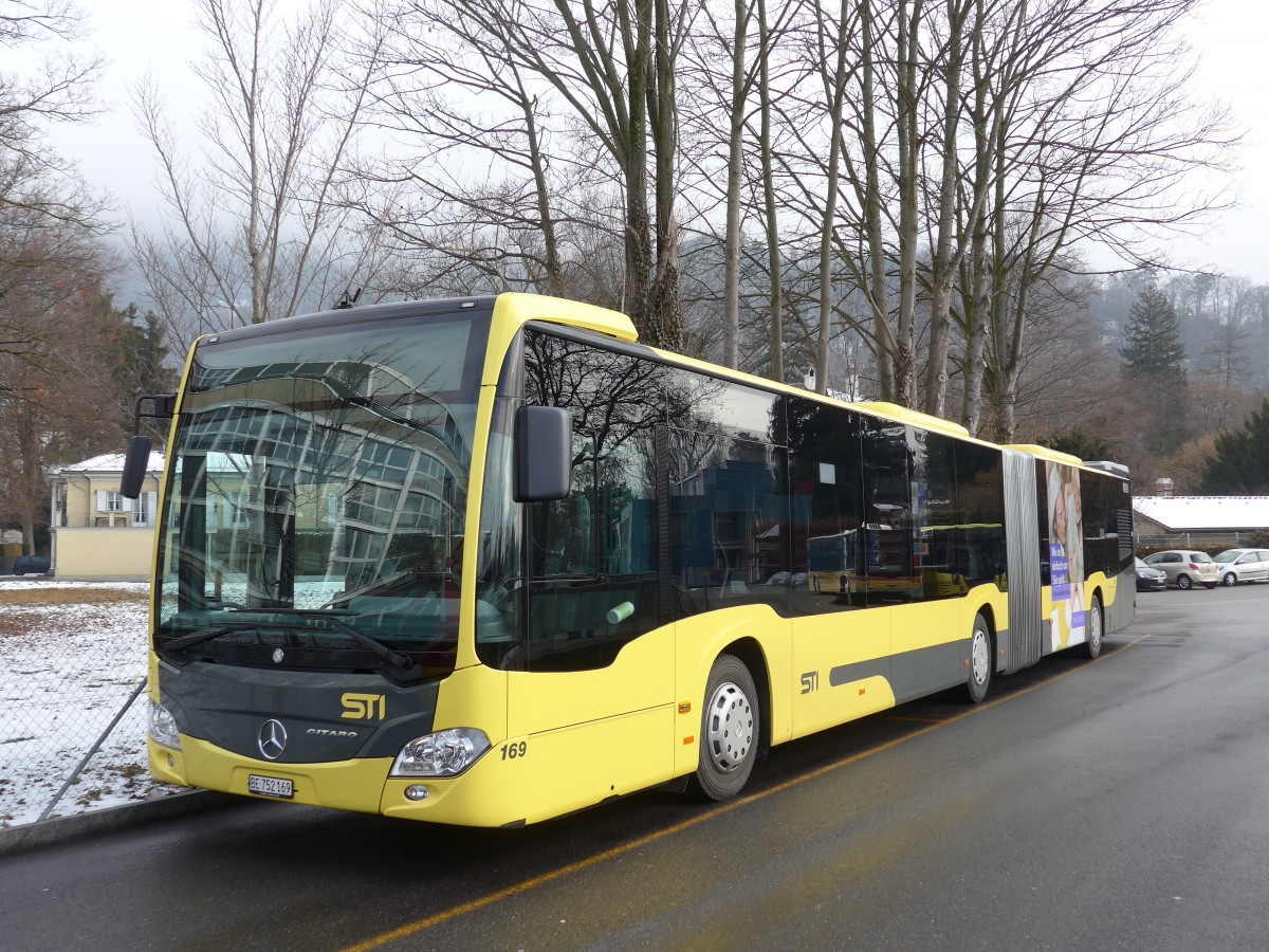 (168'489) - STI Thun - Nr. 169/BE 752'169 - Mercedes am 21. Januar 2016 bei der Schifflndte Thun