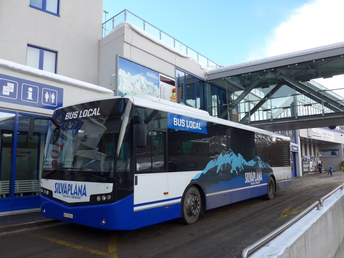 (168'508) - Corvatsch Power, Silvaplana - GR 100'924 - VDL (ex VDL Bus-Center, D-Bren) am 23. Januar 2016 in Surlej, Corvatschbahn