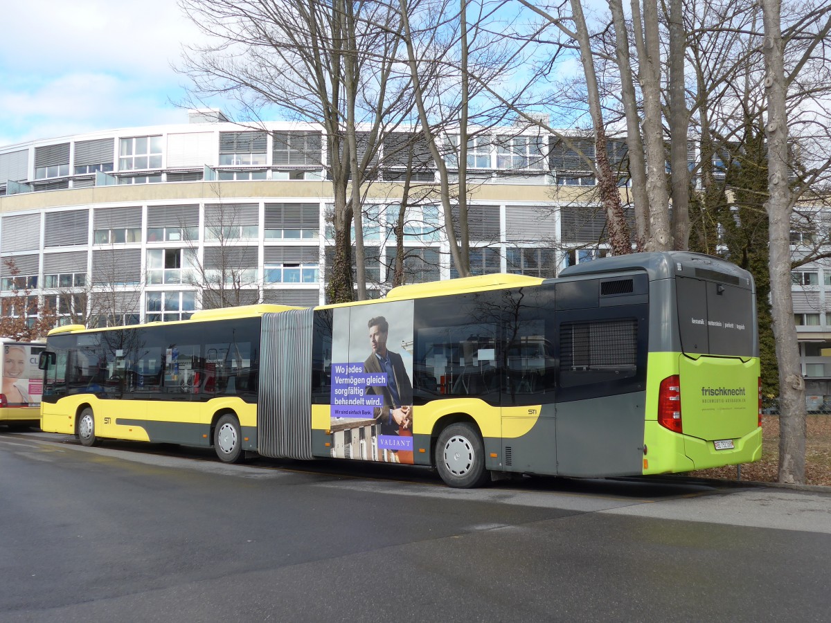 (168'585) - STI Thun - Nr. 168/BE 752'168 - Mercedes am 29. Januar 2016 bei der Schifflndte Thun