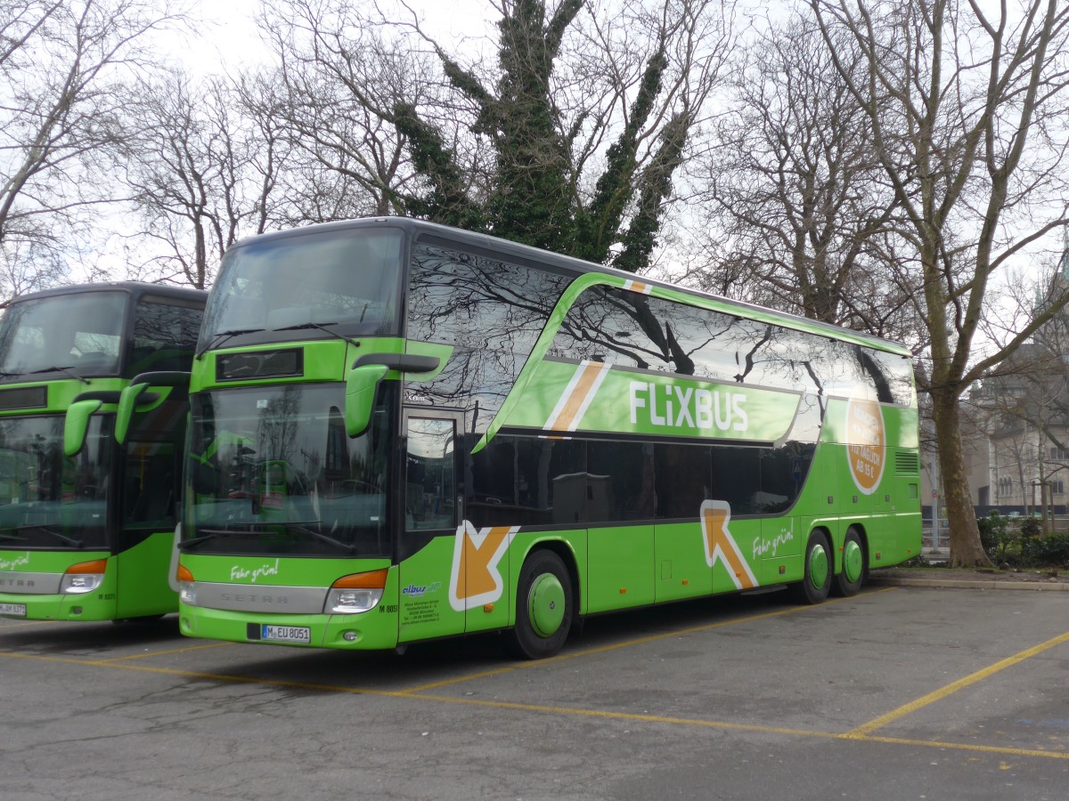 (168'863) - Aus Deutschland: Albus, Mnchen - Nr. M8051/M-EU 8051 - Setra am 24. Februar 2016 in Zrich, Sihlquai