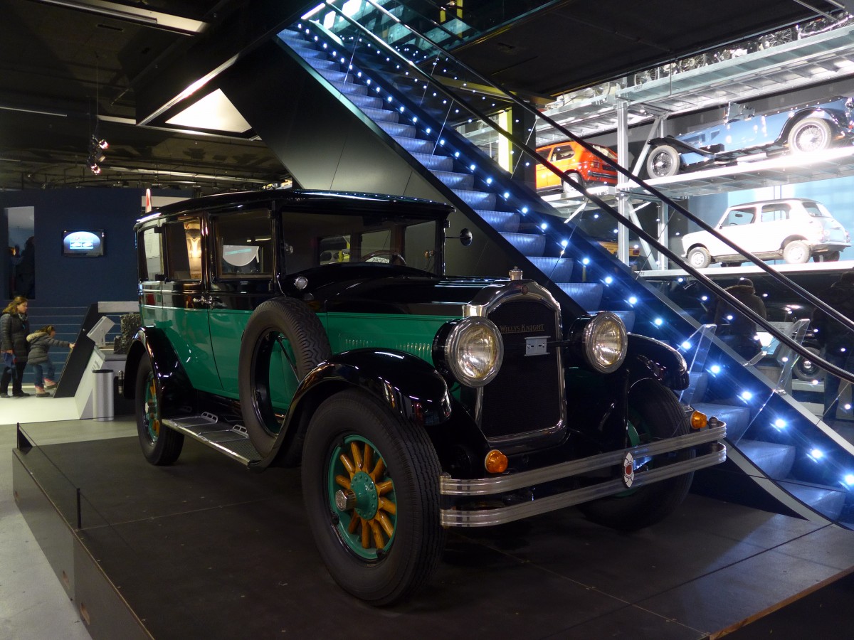 (168'920) - Willys Knight am 25. Februar 2016 in Luzern, Verkehrshaus
