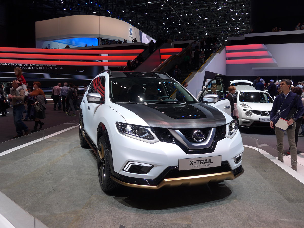 (169'183) - Nissan X-Trail am 7. M�rz 2016 im Autosalon Genf