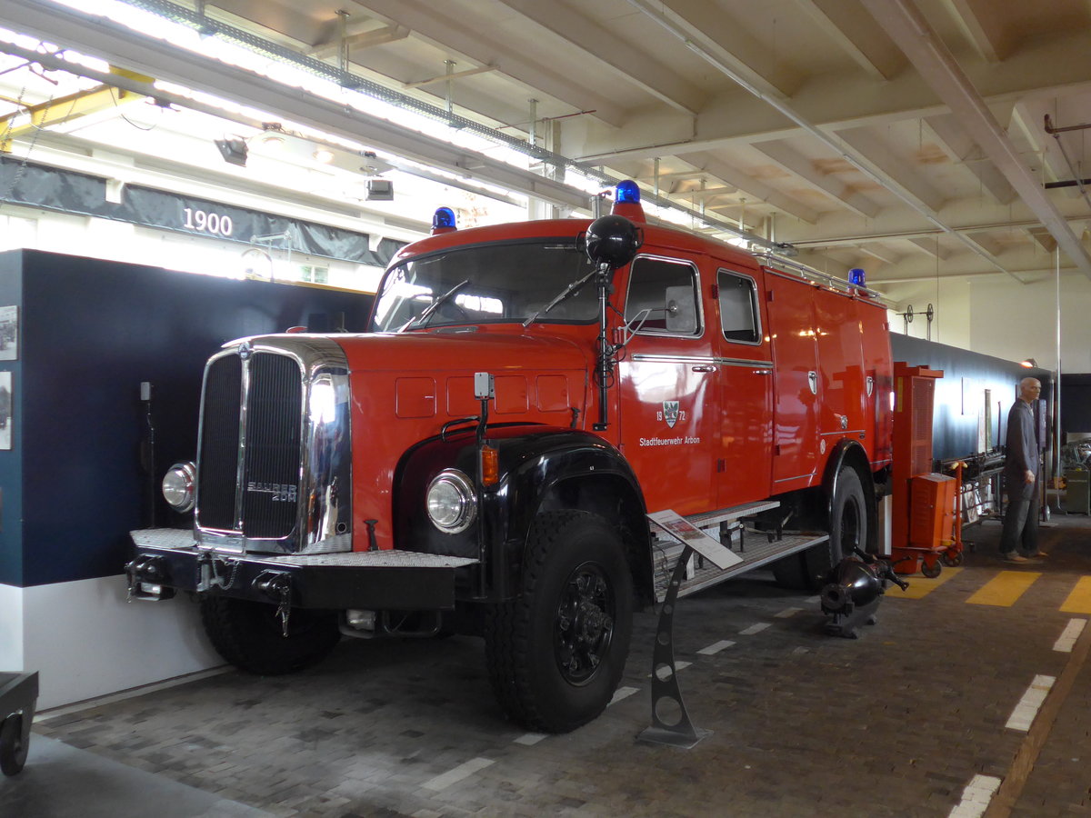 (169'701) - Im Saurer-Museum: Saurer - Jahrgang 1972 - am 2. April 2016