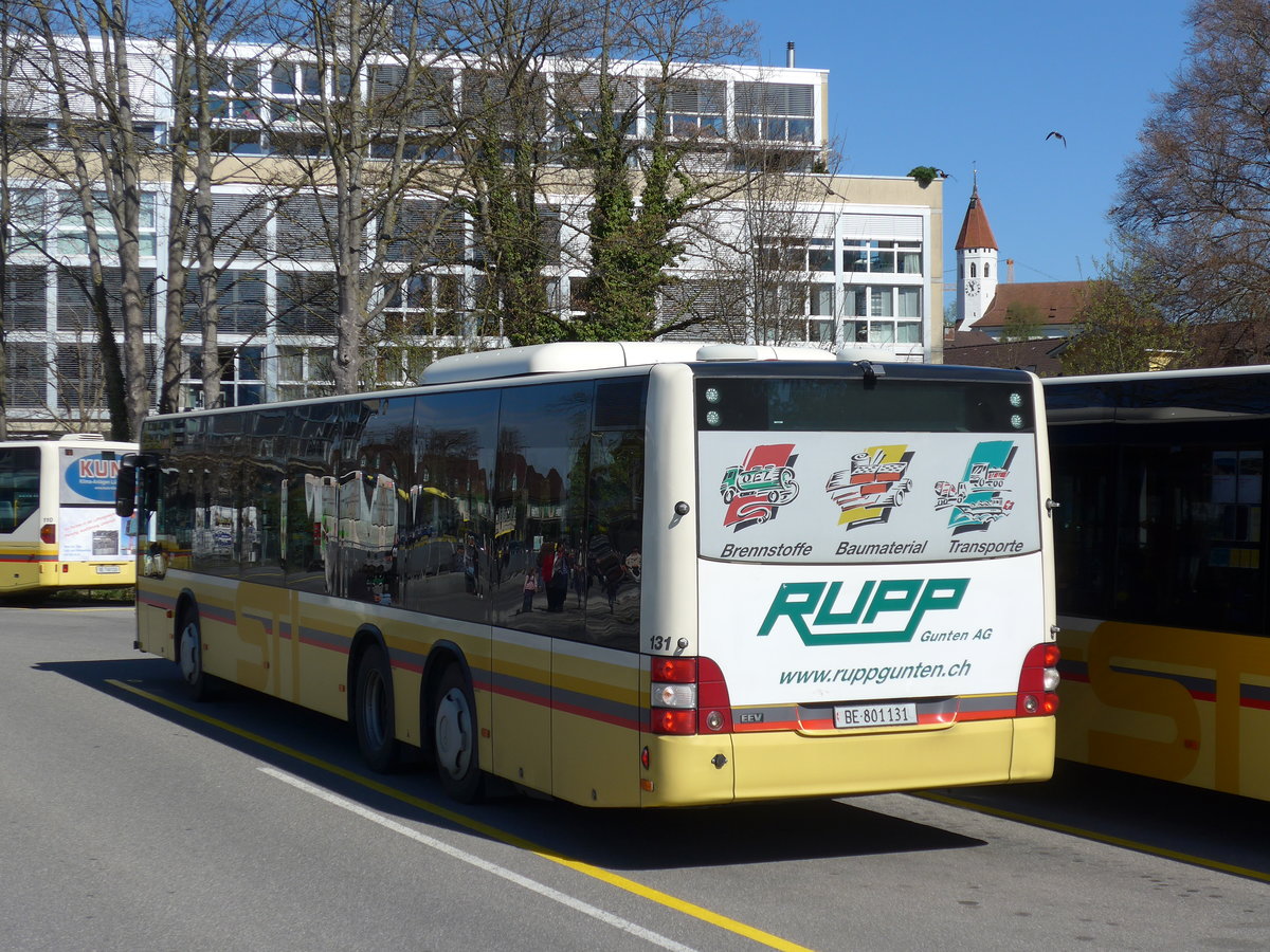 (169'814) - STI Thun - Nr. 131/BE 801'131 - MAN am 11. April 2016 bei der Schifflndte Thun