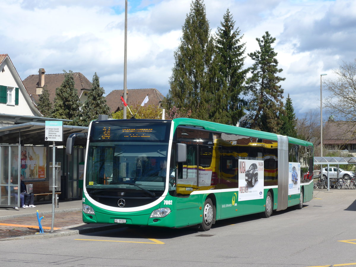 (170'124) - BVB Basel - Nr. 7002/BS 99'302 - Mercedes am 16. April 2016 in Bottmingen, Schloss