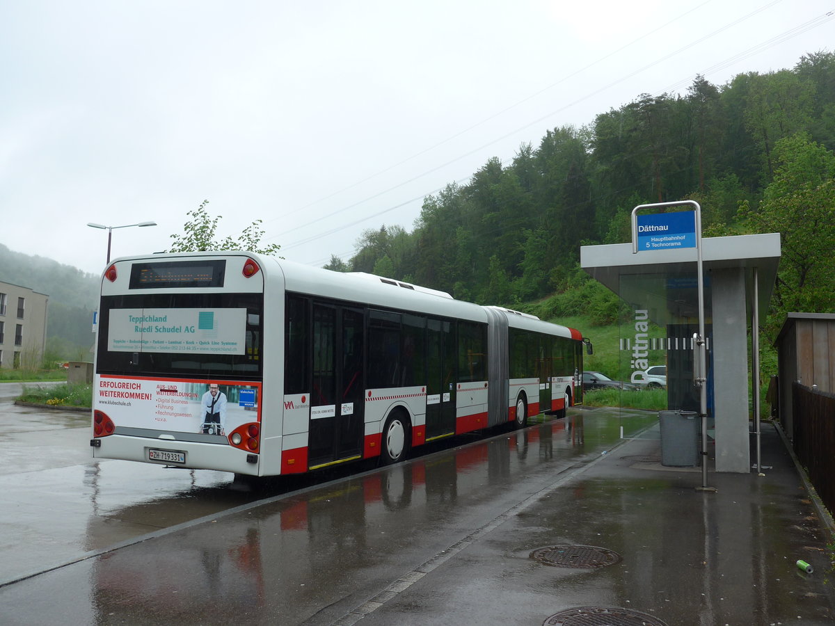 (170'508) - SW Winterthur - Nr. 331/ZH 719'331 - Solaris am 13. Mai 2016 in Winterthur, Dttnau