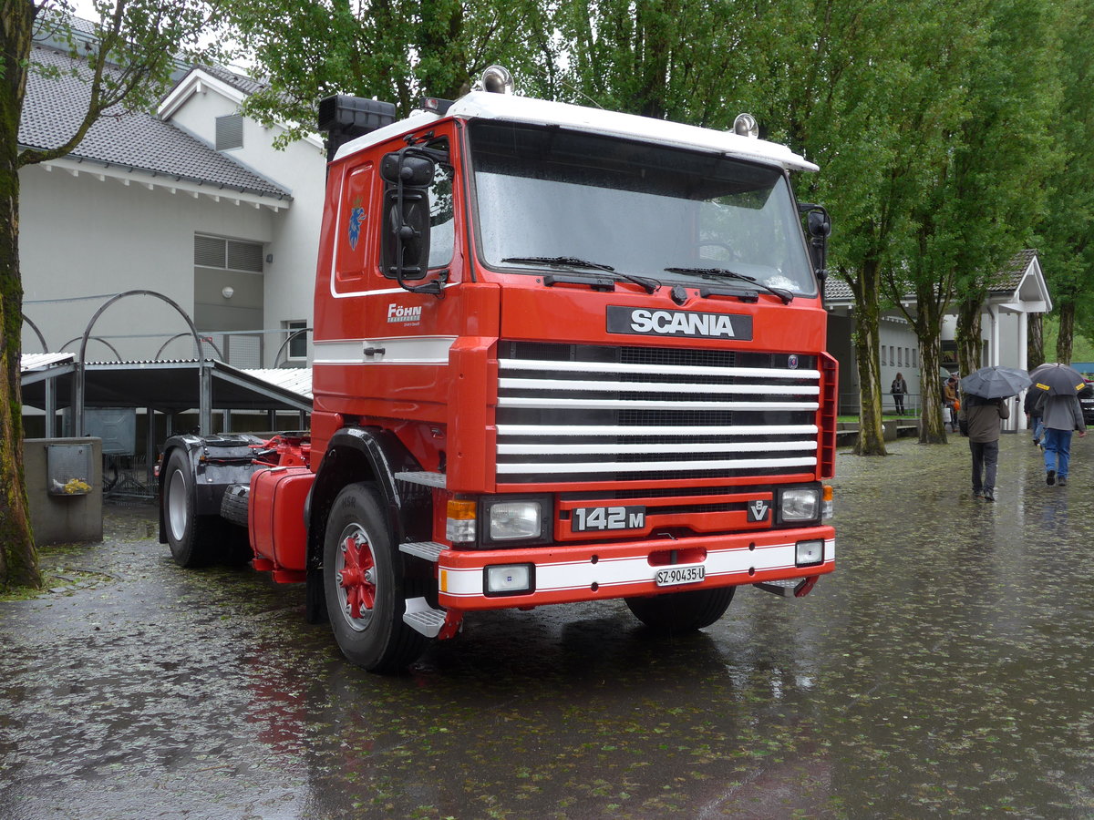(170'610) - F�hn, Oberarth - SZ 90'435 U - Scania am 14. Mai 2016 in Sarnen, OiO