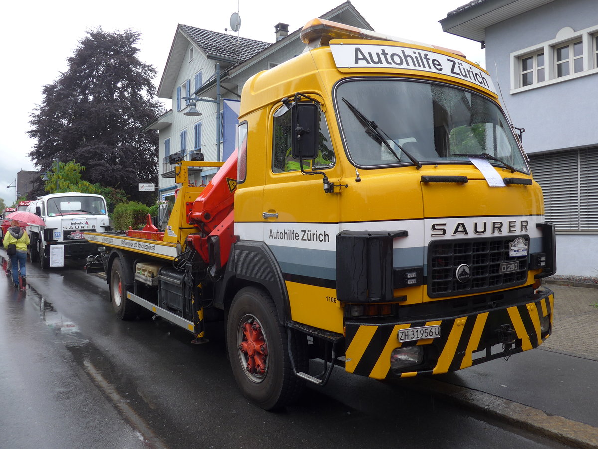 (170'614) - Autohilfe, Z�rich - ZH 31'956 U - Saurer am 14. Mai 2016 in Sarnen, OiO
