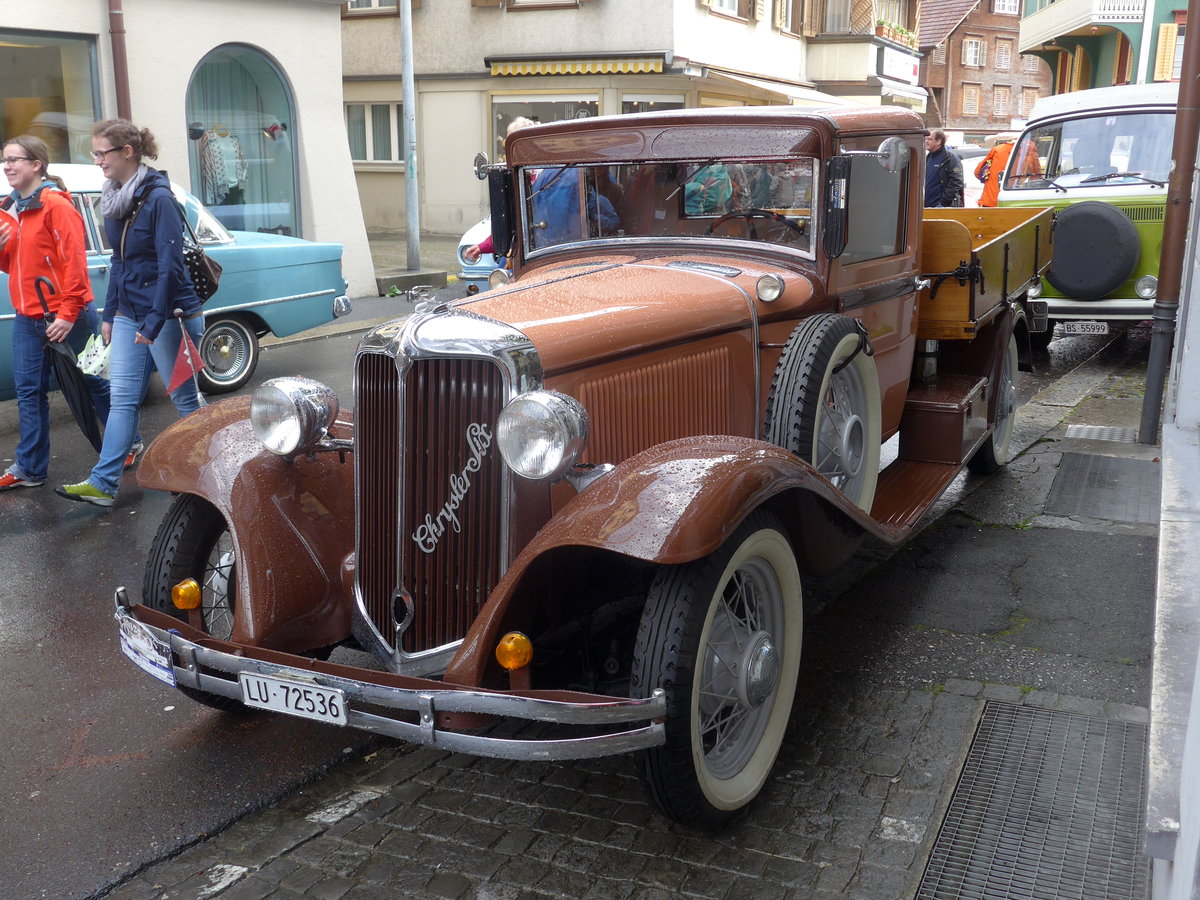 (170'769) - Chrysler - LU 72'536 - am 14. Mai 2016 in Sarnen, OiO