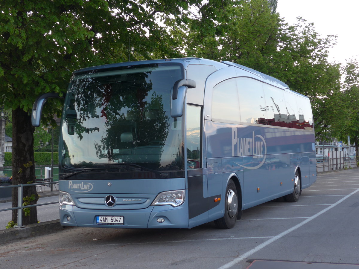 (170'980) - Aus Teschechien: PlanetLine, Praha - 4AM 5047 - Mercedes am 18. Mai 2016 in Thun, CarTerminal