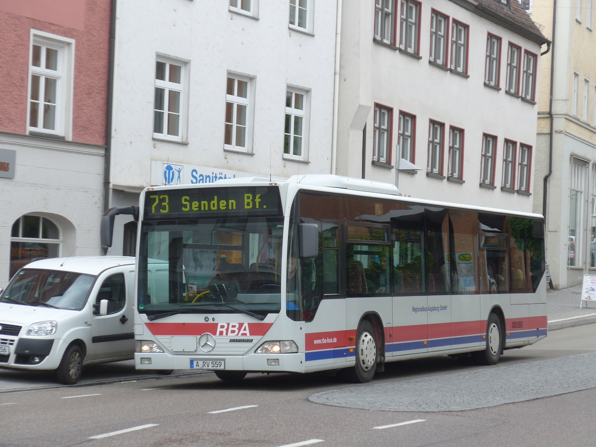 (171'012) - RBA Augsburg - A-RV 559 - Mercedes am 19. Mai 2016 in Ulm