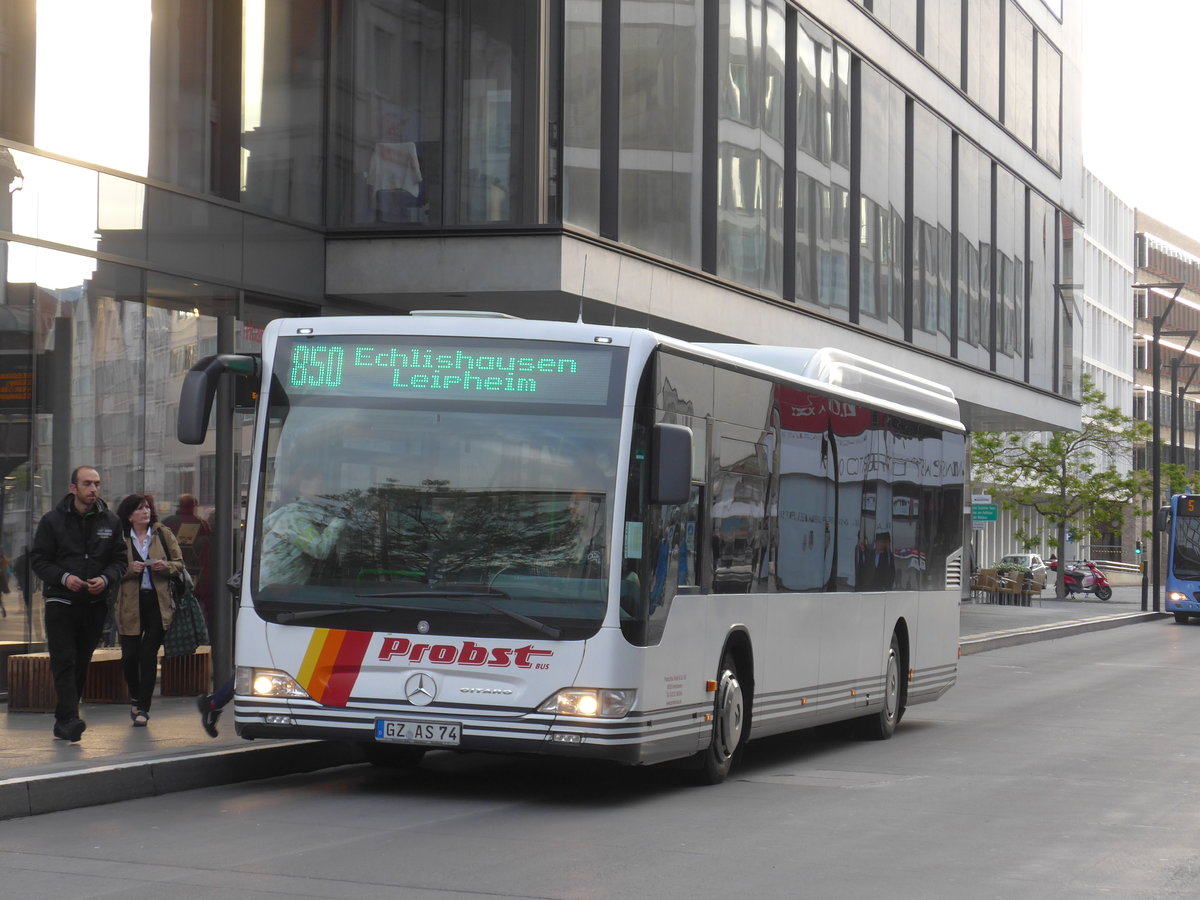 (171'097) - Probst, Ichenhausen - GZ-AS 74 - Mercedes am 19. Mai 2016 in Ulm, Rathaus Ulm