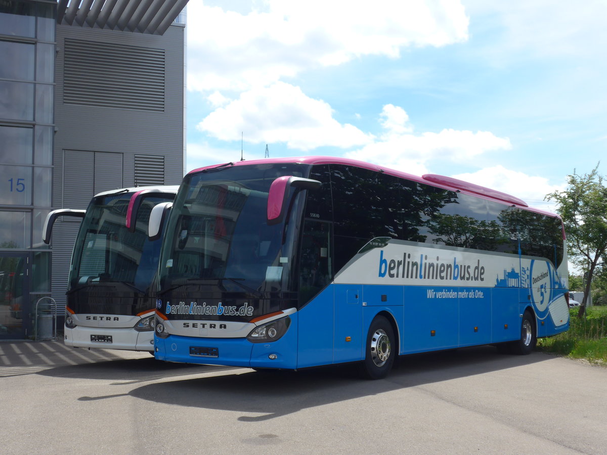 (171'151) - URB, Berlin - Setra am 20. Mai 2016 in Neu-Ulm, Setrawerk