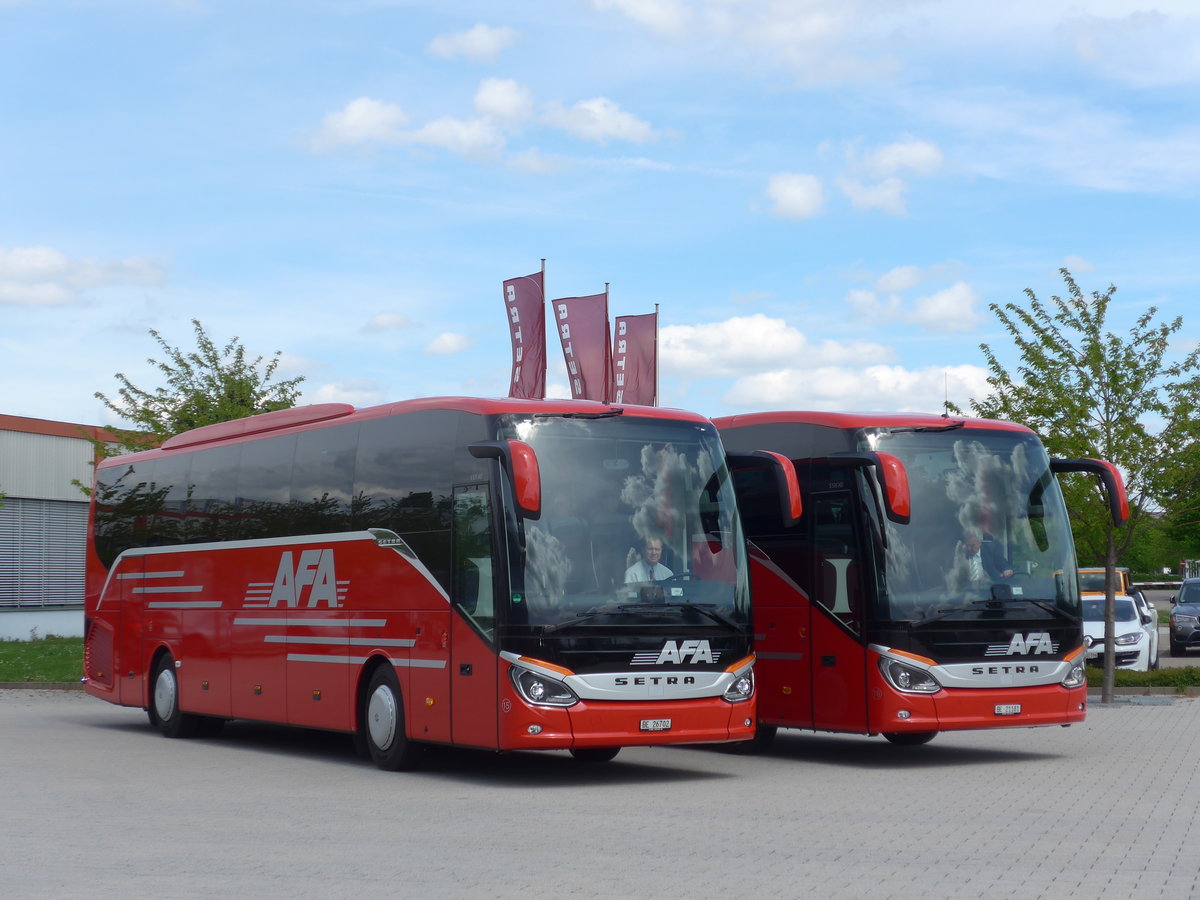 (171'184) - Fr die Schweiz: AFA Adelboden - Nr. 15/BE 26'702 - Setra am 20. Mai 2016 in Neu-Ulm, Setrawerk