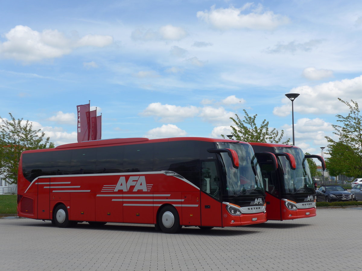 (171'186) - Fr die Schweiz: AFA Adelboden - Nr. 15/BE 26'702 - Setra am 20. Mai 2016 in Neu-Ulm, Setrawerk