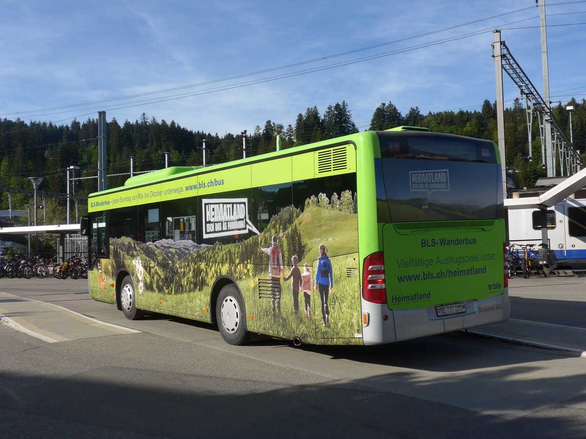 (171'212) - Busland, Burgdorf - Nr. 205/BE 737'205 - Mercedes am 22. Mai 2016 beim Bahnhof Langnau