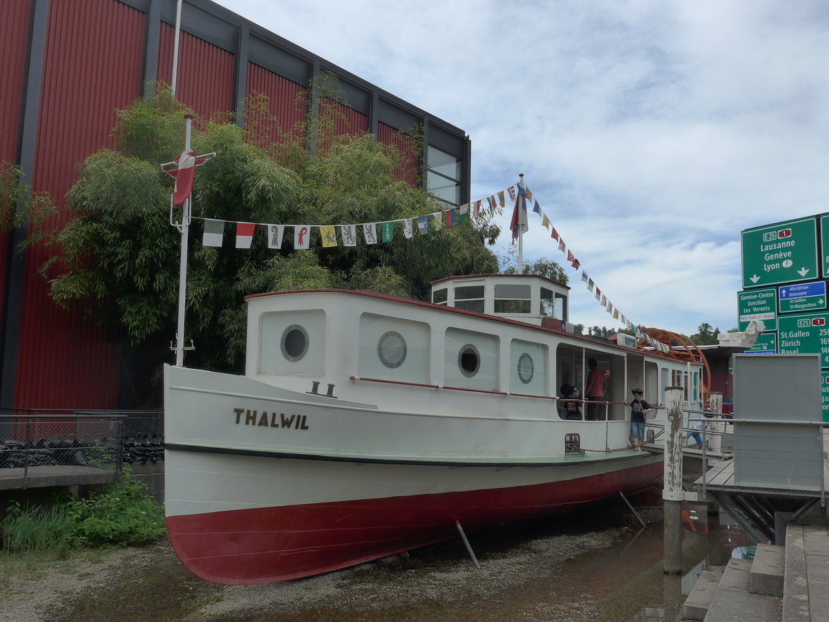 (171'347) - Motorschiff Thalwil am 22. Mai 2016 in Luzern, Verkehrshaus