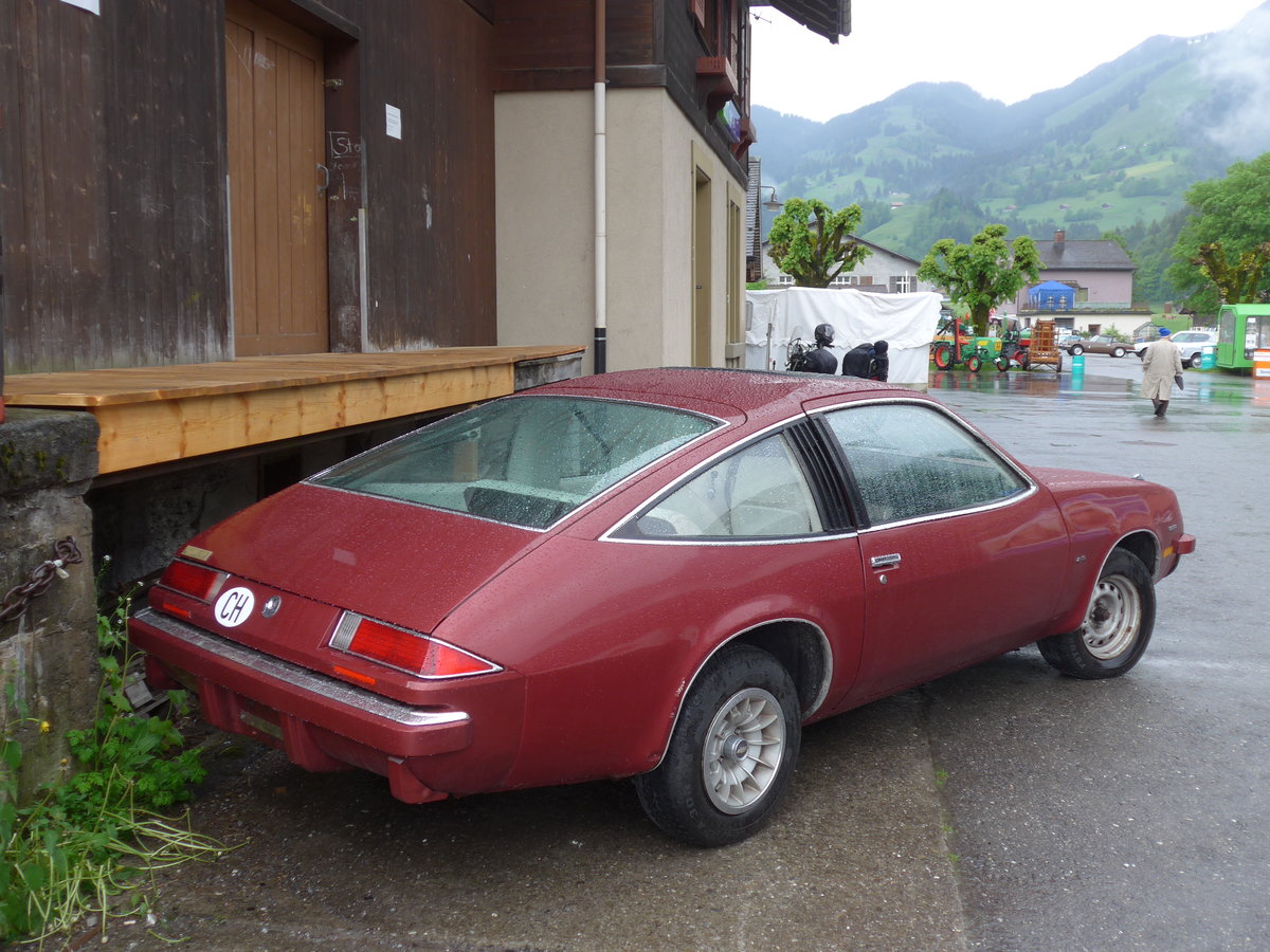 (171'478) - Chevrolet am 28. Mai 2016 beim Bahnhof Boltigen