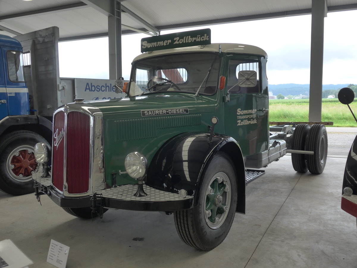 (171'579) - Sommer, Zollbr�ck - Saurer am 4. Juni 2016 in Lyssach, Garage Lorenz