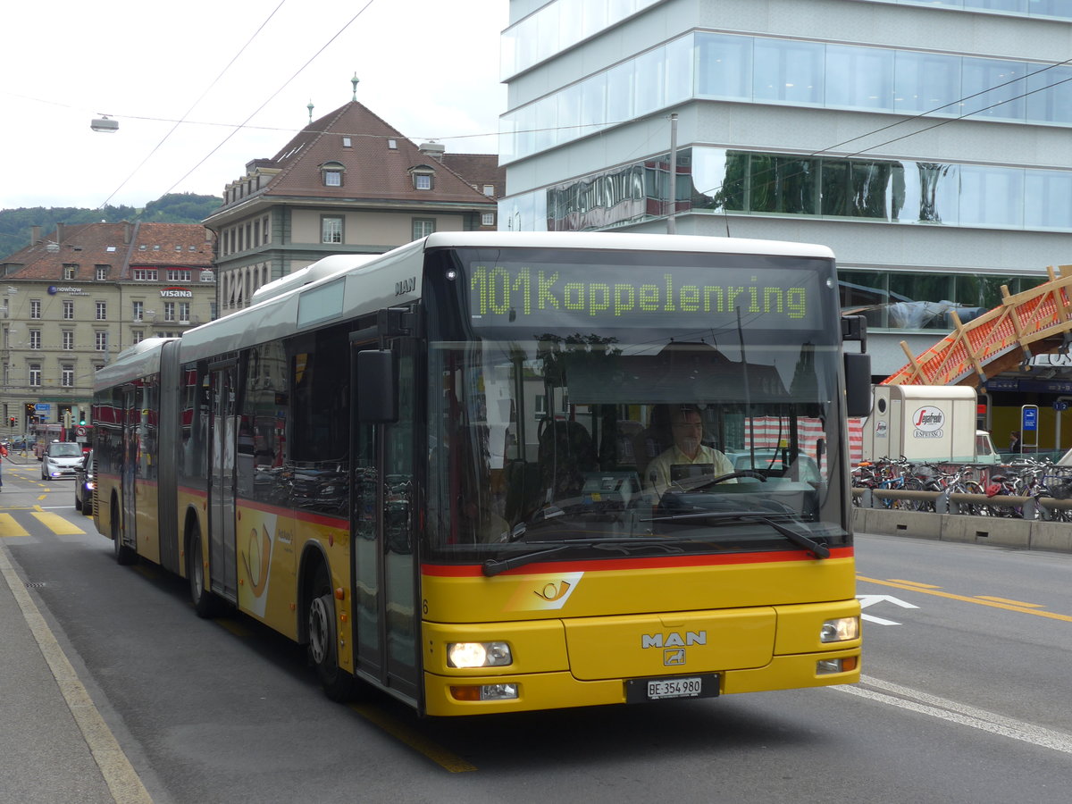 (171'839) - Steiner, Ortschwaben - Nr. 6/BE 354'980 - MAN am 13. Juni 2016 in Bern, Schanzenstrasse