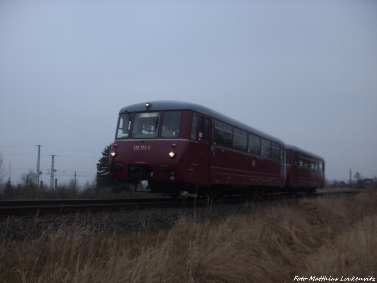 172 171 + 172 132 mit ziel Lauterbach Mole lsst Bergen auf Rgen Hinter sich  am 3.3.14