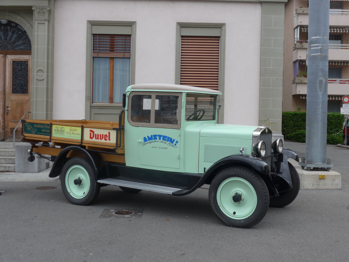 (172'120) - Amstein, Vevey - VD 114'525 - Fiat am 25. Juni 2016 beim Bahnhof Aigle