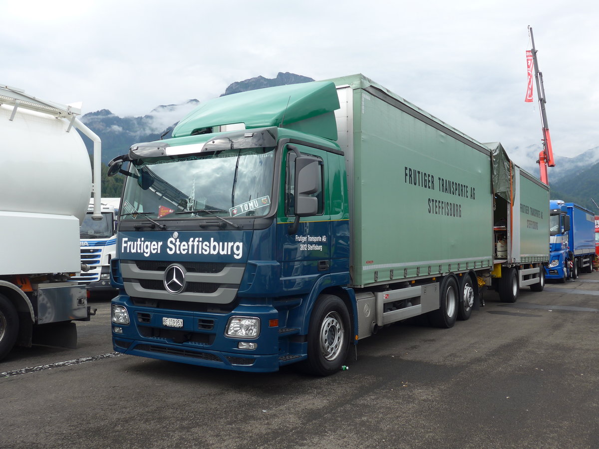 (172'342) - Frutiger, Steffisburg - BE 159'953 - Mercedes am 26. Juni 2016 in Interlaken, Flugplatz