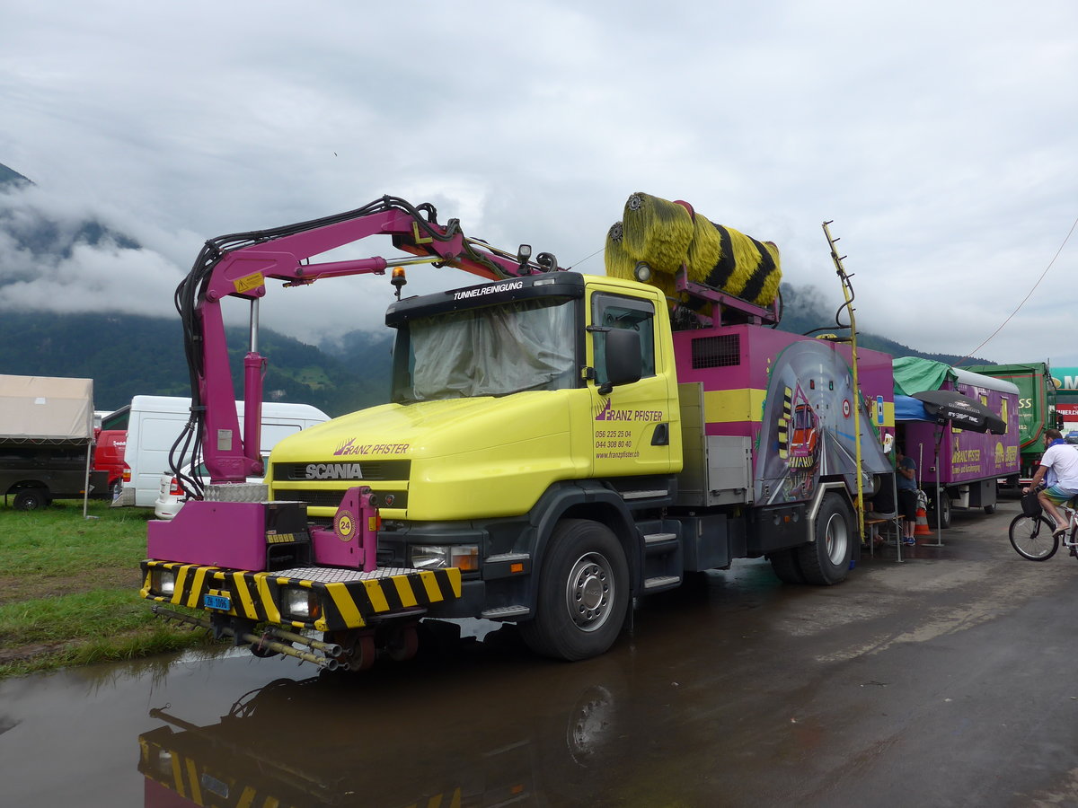 (172'351) - Pfister, Z�rich - ZH 1096 - Scania am 26. Juni 2016 in Interlaken, Flugplatz