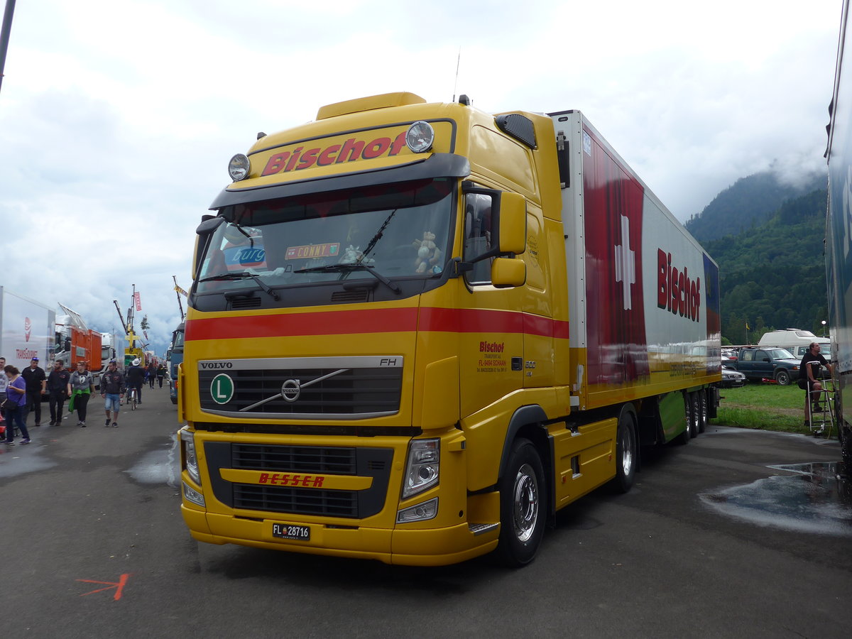(172'356) - Bischof, Schaan - FL 28'716 - Volvo am 26. Juni 2016 in Interlaken, Flugplatz