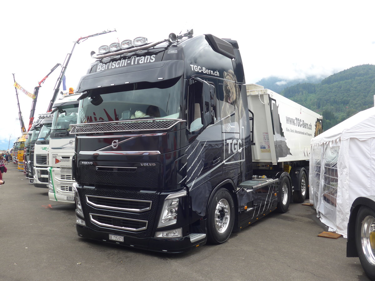 (172'358) - B�rtschi-Trans - BE 735'870 - Volvo am 26. Juni 2016 in Interlaken, Flugplatz