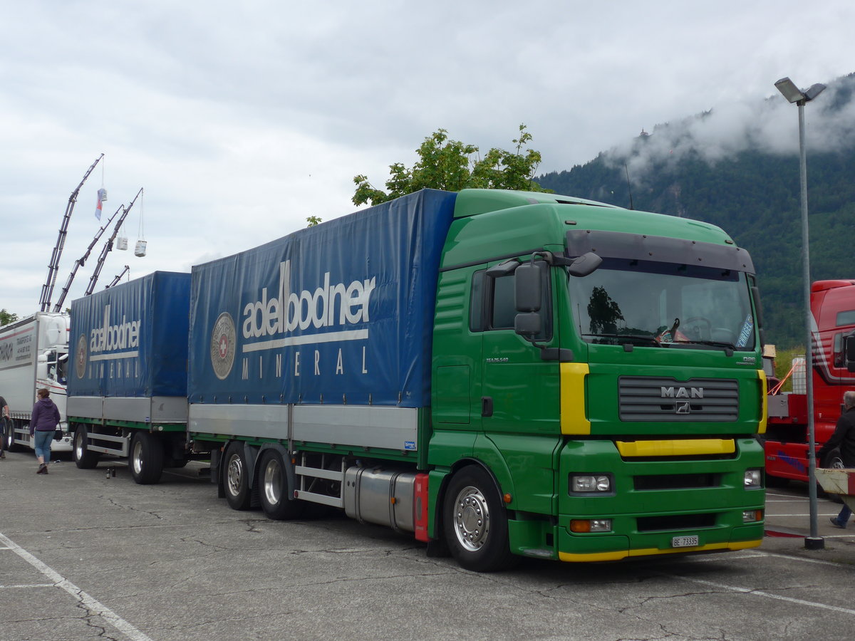 (172'405) - Blatter, Hofstetten - BE 73'335 - MAN am 26. Juni 2016 in Interlaken, Flugplatz