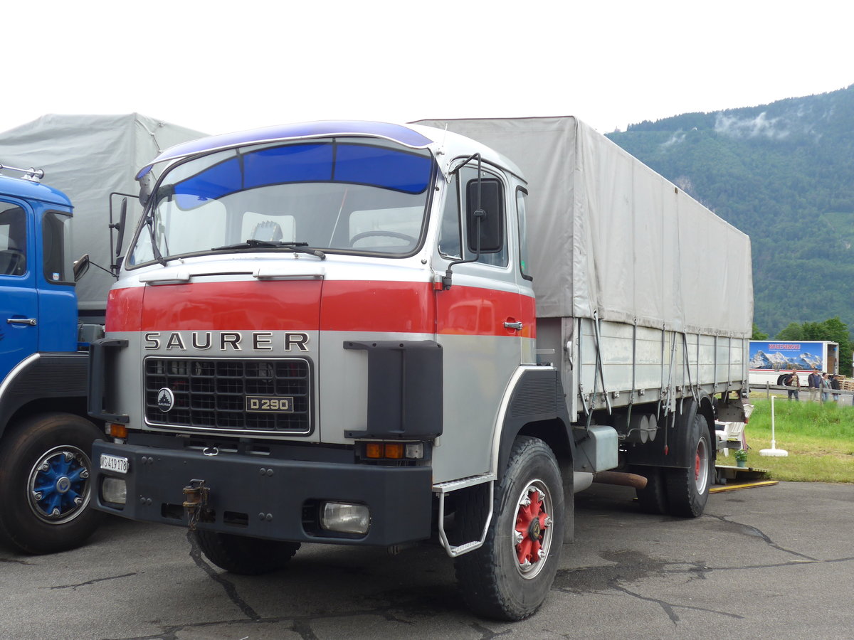 (172'451) - Saurer - VS 419'178 - am 26. Juni 2016 in Interlaken, Flugplatz