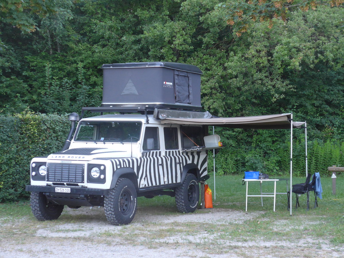 (172'784) - Land-Rover - ZH 526'100 - am 9. Juli 2016 in Yvonand, Camping VD 8