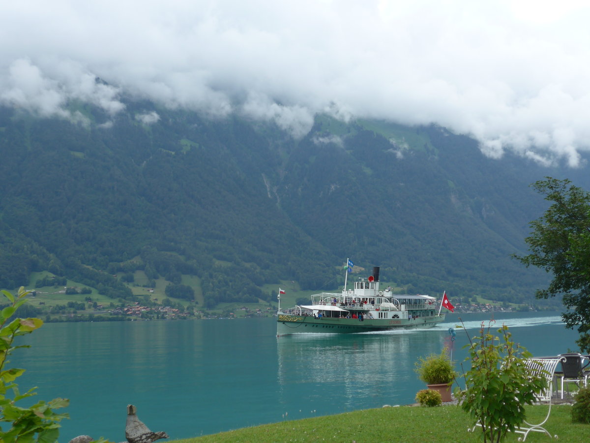 (173'272) - Dampfschiff L�tschberg am 23. Juli 2016 bei Iseltwald