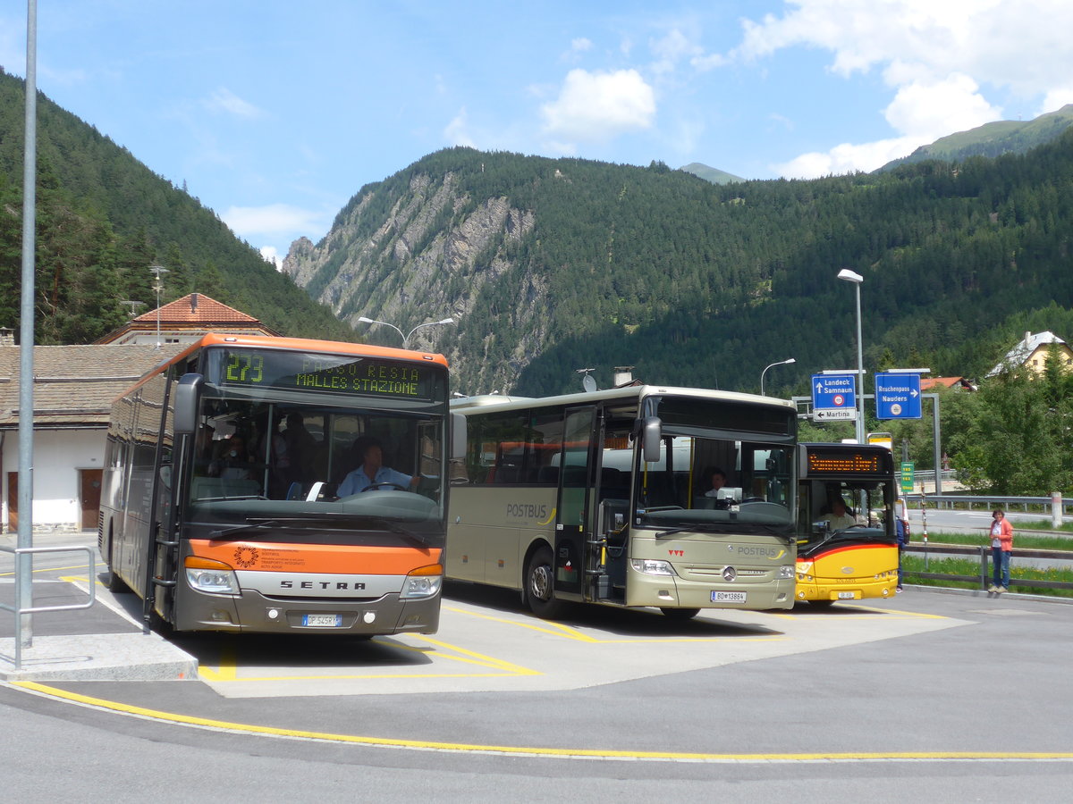 (173'342) - Aus Italien: SAD Bozen - Nr. 1108/DP-545 RY - Setra am 24. Juli 2016 in Martina, Cunfin