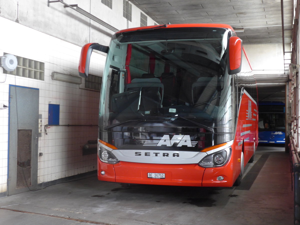 (173'393) - AFA Adelboden - Nr. 15/BE 26'702 - Setra am 31. Juli 2016 im Autobahnhof Adelboden