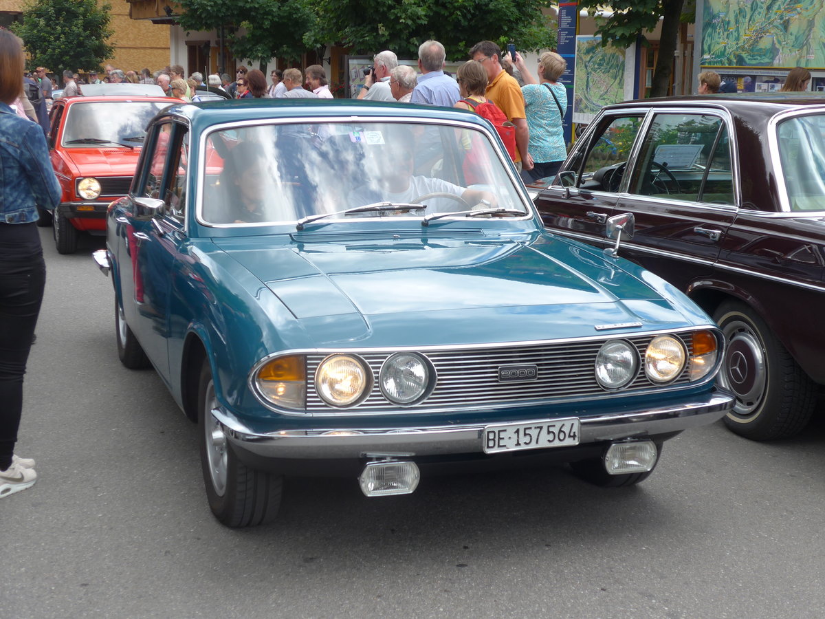 (173'461) - Triumph - BE 157'564 - am 31. Juli 2016 in Adelboden, Dorfstrasse